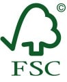 logo recyclage point vert FSC alma bio distribution