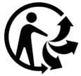 logo recyclage point vert triman alma bio distribution