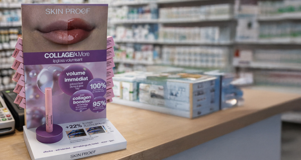 présentoirs de comptoirs / caisses pratiques et attractifs