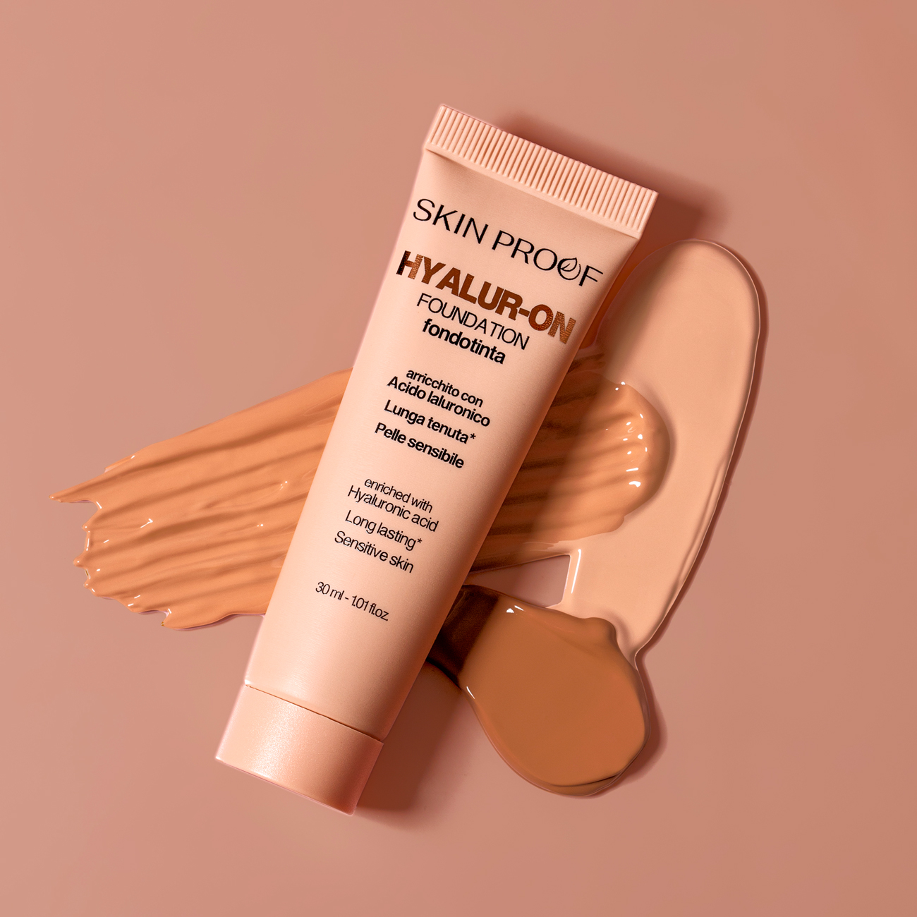 fon de teint acide hayluronique