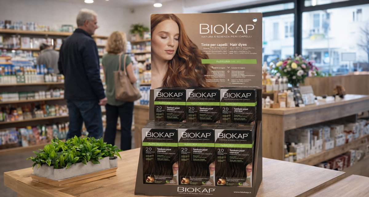 Optimisez vos espaces avec le présentoir BioKap (6 nuances)